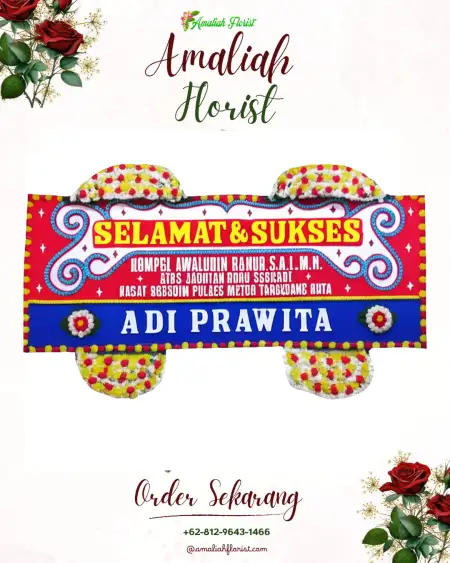 Papan Bunga Ucapan Selamat Padurenan
